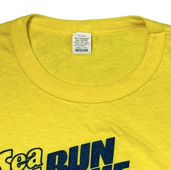 Vintage Running Shirt North Shore Kiwanis Club Run The Cliffs - Picture 4 of 5